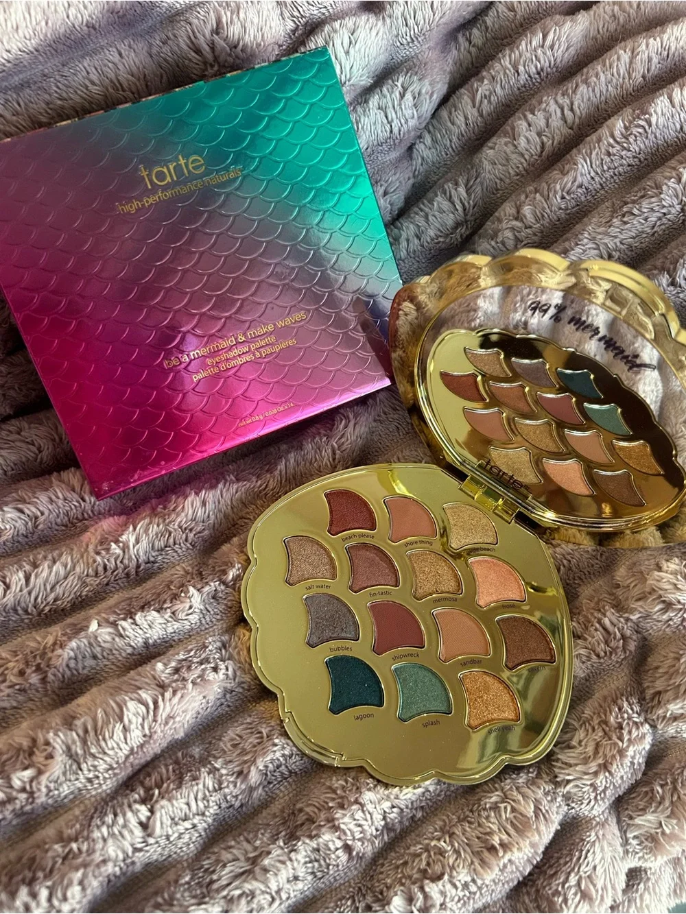 NIB Tarte Be A Mermaid and Make Waves Eyeshadow Palette
